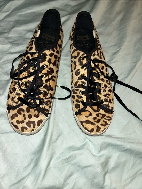 Keds X Kate Spade Shoes - Lightly Worn Keds by Kate Spade Leopard print Ponyhair sneakers